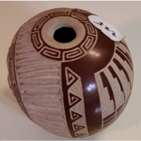 Abstract Vintage Native American Vessel With Unique 6-Legged Creature by Tom Polacca (Nampeyo) For Sale - Image 3 of 7