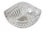 Contemporary Vintage Mikasa Cimarron Triangular Cut Glass Crystal Bowl 5.75" Diameter For Sale - Image 3 of 4