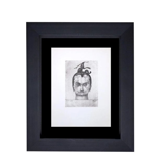 Abstract Paul Klee Lithograph Ltd Edition “Head of Menace" For Sale