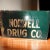 Vintage 1950’s Drug Pharmacy Reverse Painted Glass Advertisement Sign for Norwell Drug Co. For Sale - Image 10 of 10