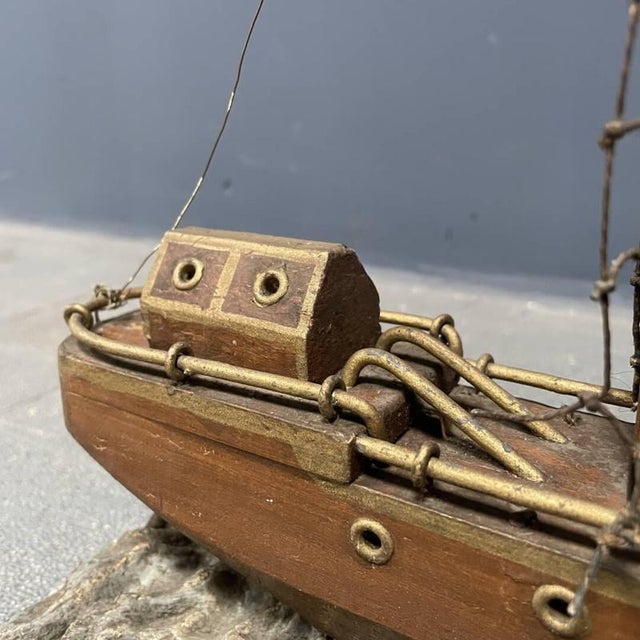 Large Folk Art Steam Ship, 1920s For Sale - Image 18 of 18