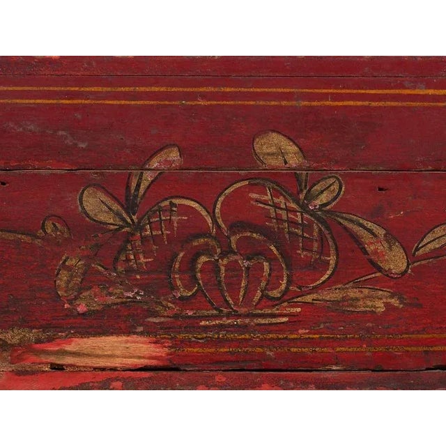 Antique Rectangular Box with Floral Motifs, 1900s For Sale - Image 5 of 7