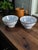 These Asian Japanese 2 Blue & White Geometric Pattern Serving Bowls are a beautiful representation of Japanese culture and...