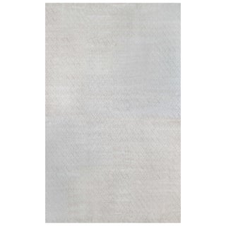 Large Contemporary Geometric Knotted Lambswool Rug by Doris Leslie Blau For Sale