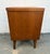 Bassett Mid 20th Century Walnut and Brass Nightstand by Bassett, Attributed For Sale - Image 4 of 12