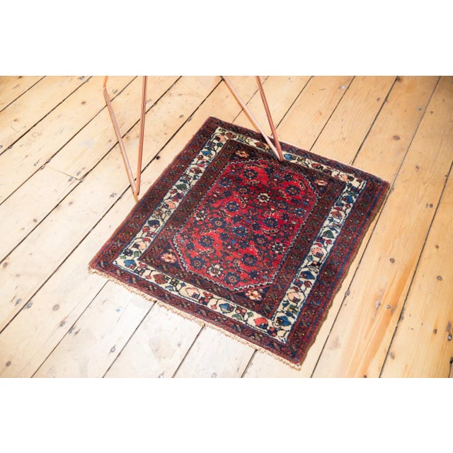 Persian Vintage Engelas Square Rug Mat - 2'1" x 2'4" For Sale - Image 3 of 12