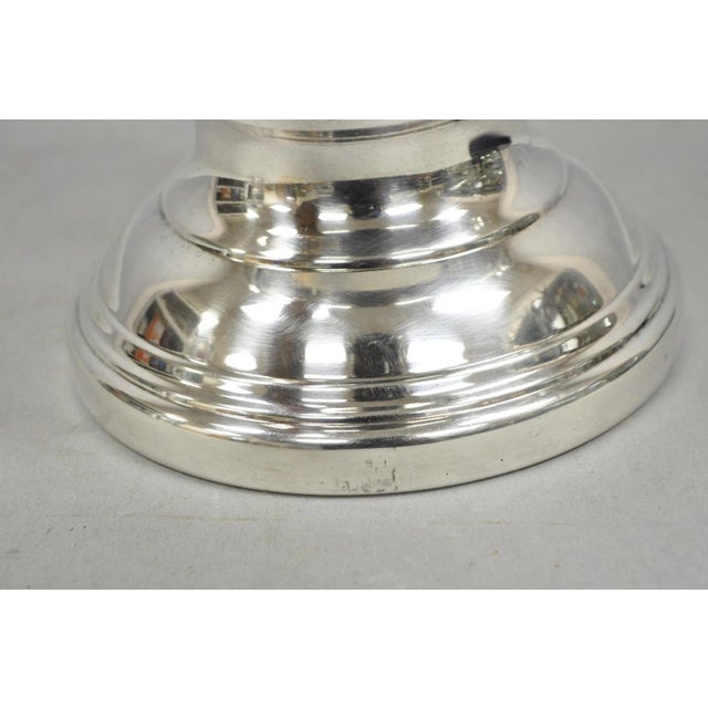 Vintage Leonard Silver Plated Trophy Cup Urn Champagne Chiller Bar Ice Bucket For Sale - Image 13 of 16