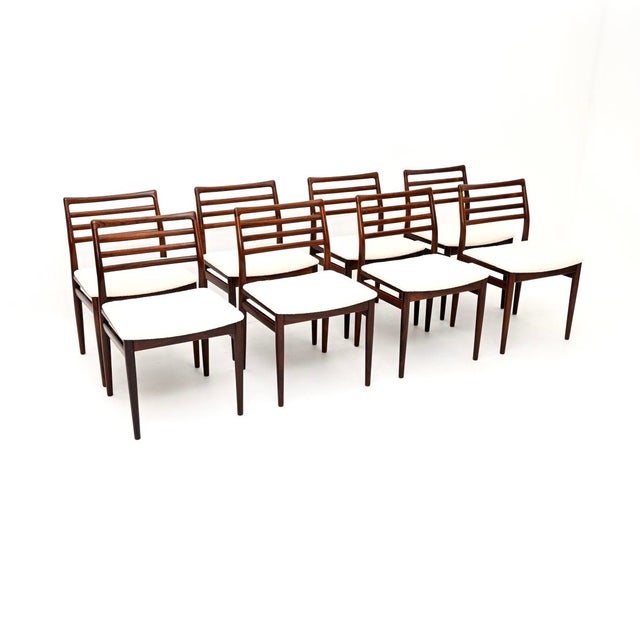 Vintage Danish Dining Chairs attributed to Erling Torvits for Sorø Stolefabrik, 1960s, Set of 8 For Sale - Image 11 of 11
