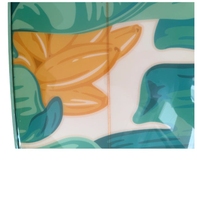 Designer Wall Art the Beverly Hills Hotel Iconic Banana Leaf Surfboard – Dorchester Collection For Sale In Miami - Image 6 of 9