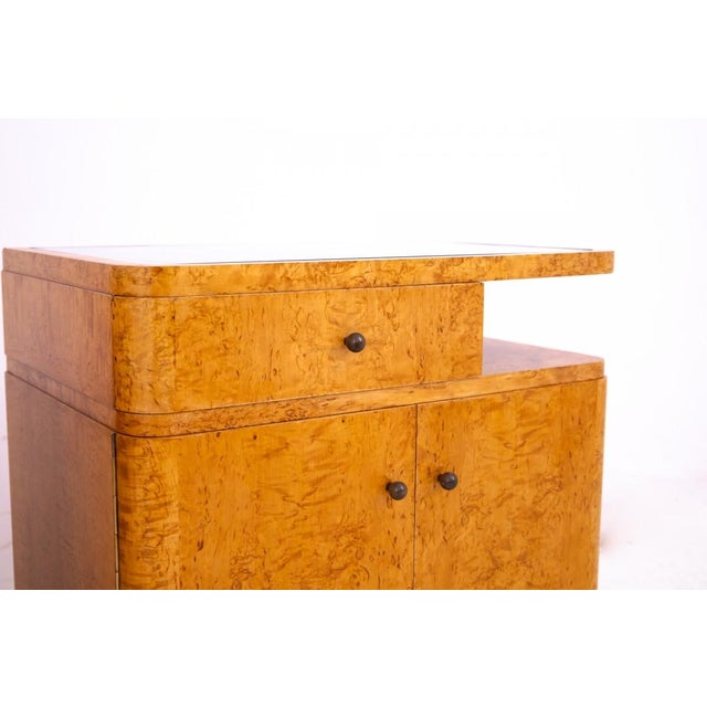 Vintage Polish Art Deco Nightstands, 1930, Set of 2 For Sale - Image 10 of 12