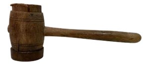 Large Antique Wooden Mallet / Hammer From England