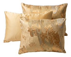 Japanese Ceremonial Silk Lumbar Cushion by Renaras