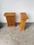 Wood Pedestals in Rattan, 1960s, Set of 2 For Sale - Image 7 of 18