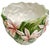 Ceramic Vintage Italian Pink Iris Planter Cachepot For Sale - Image 7 of 12