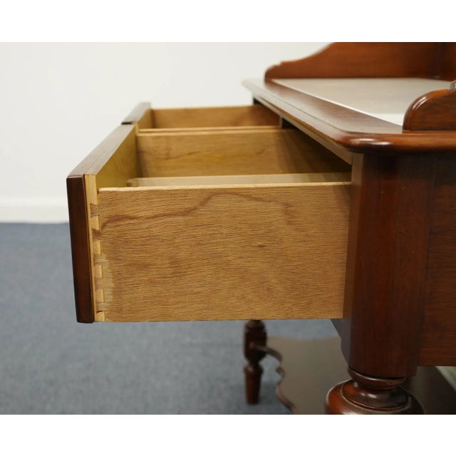 Wood Lexington Furniture Cherry Country French Provincial Style 46" Console Table / Server 382-869 For Sale - Image 7 of 13