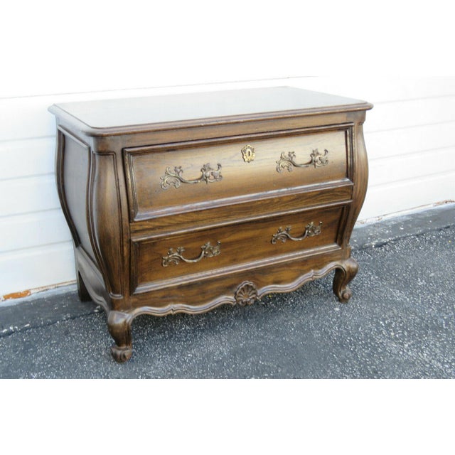 French Bombay Nightstand By Mount Airy Furniture Chairish