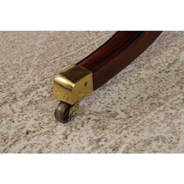 Drexel Regency Style Mahogany Dining Table For Sale - Image 11 of 18