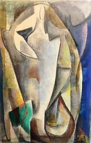Vivaldo Martini, Abstract Composition No. 2, Oil on Canvas