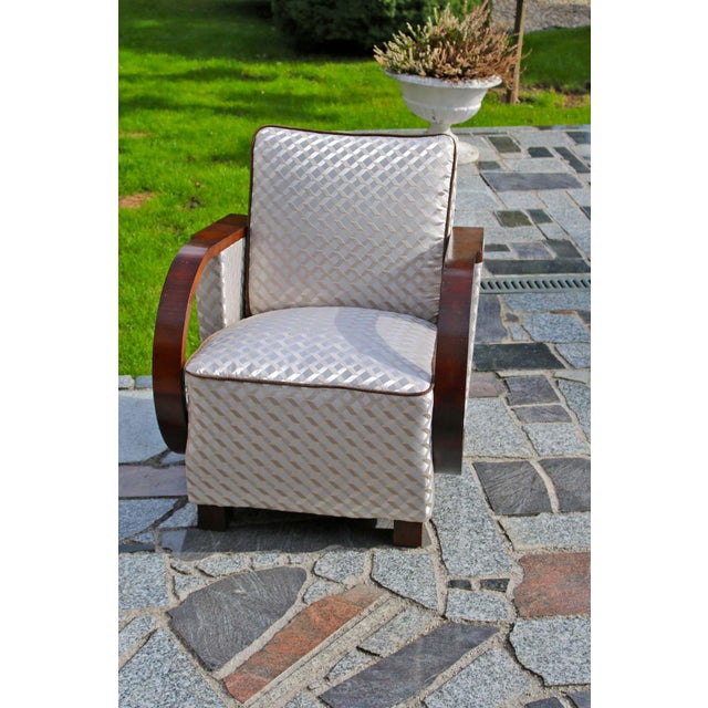 Vintage Art Deco Lounge Chairs, 1920s, Set of 2 For Sale - Image 4 of 10