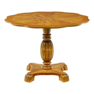 Mid-Century Scandinavian Elm Coffee Table, 1950 For Sale