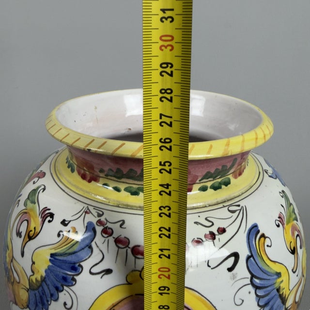 Vintage Deruta Majolica Vase, 1960s For Sale - Image 10 of 11