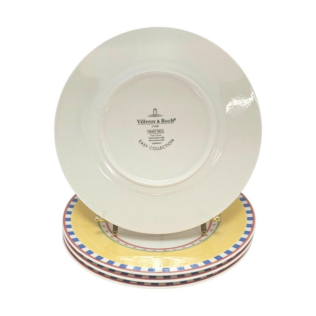 Villeroy & Boch Twist Bea German Fine China Salad Plates, Set of 4 For Sale In San Francisco - Image 6 of 10