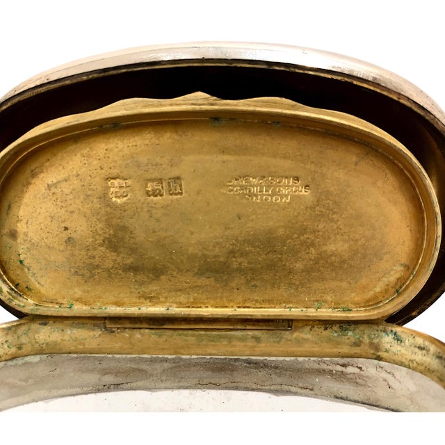 Metal Edwardian Sterling Silver and Cut Crystal Vanity Bottle by Drew & Sons For Sale - Image 7 of 8