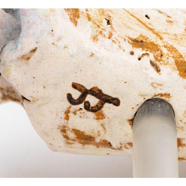 Brutalist Glazed Ceramic Horse Sculptures, 3 For Sale - Image 10 of 14