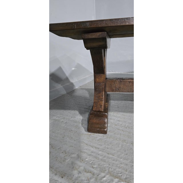 French Country Oak Coffee Table, 1880s For Sale - Image 9 of 11
