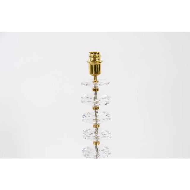 Lamps in Crystal & Brass, Set of 2 For Sale - Image 5 of 8