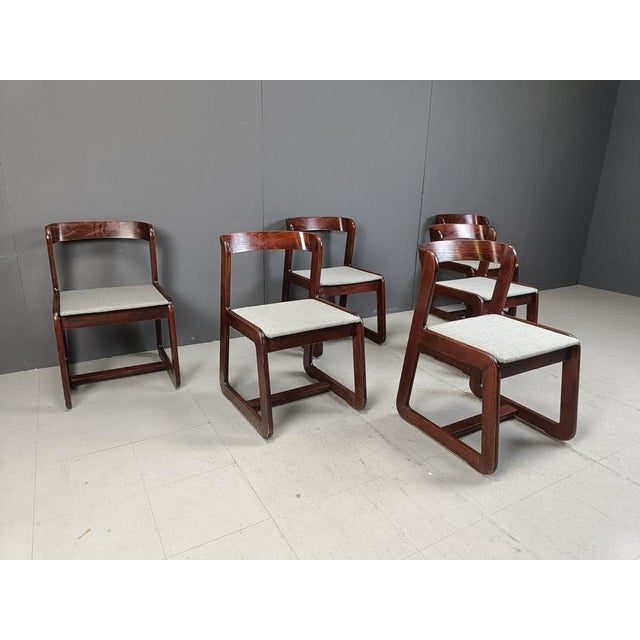Vintage Dining Chairs by Mario Sabot, 1970s, Set of 6 For Sale - Image 6 of 10