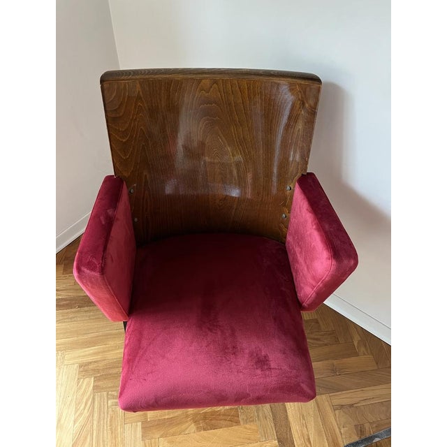 Set of Mid-Century Theatre Armchairs, 1950s For Sale - Image 17 of 18