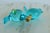 Glass Bluebird Lamp Finial on Brass Hardware - A Pair For Sale - Image 11 of 11