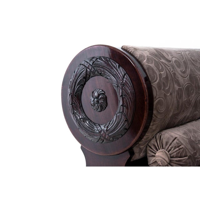 Wood Antique Biedermeier Sofa, Northern Europe, 1840s For Sale - Image 7 of 13