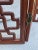 Chinese Mid-Century Huanghuali Rosewood Fretwork Four Panel Screen For Sale - Image 10 of 13
