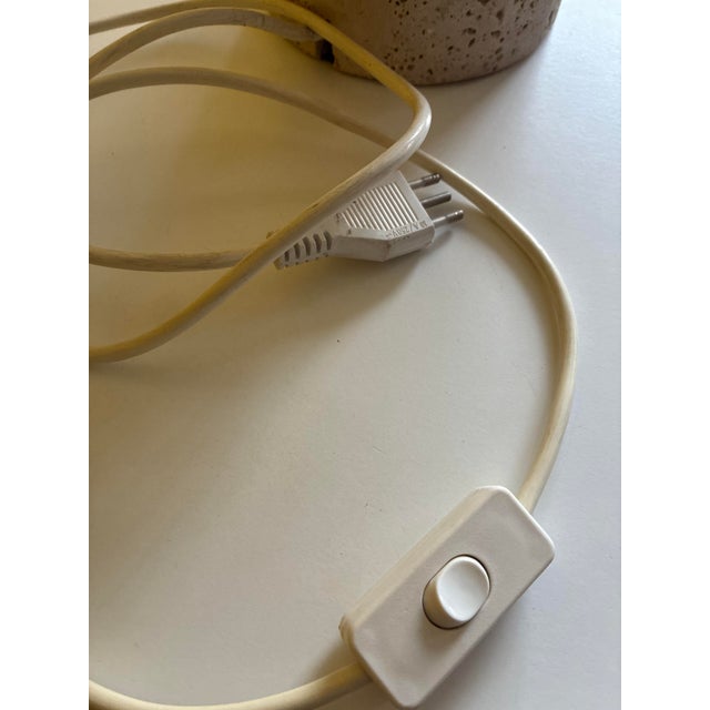 Glass and Travertine Table Lamps from La Murrina, 1980s, Set of 2 For Sale - Image 14 of 18