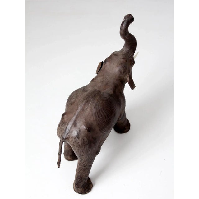 Antique Leather Elephant For Sale - Image 12 of 13