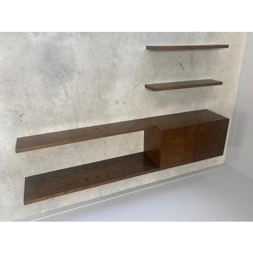 Wenge Wood Wall Unit, 1960s For Sale - Image 5 of 18
