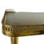 Vintage Hollywood Regency Neoclassical Brass Side Table with Leather Top and Gallery Edge, 1960s For Sale - Image 11 of 13