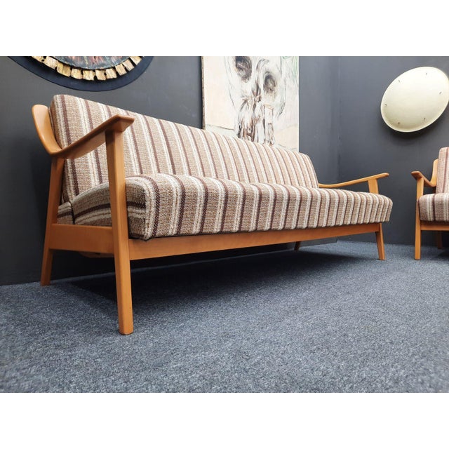 1960s Mid-Century Modern Folding Sofa and Daybed by Wilhelm Knoll, 1960s For Sale - Image 5 of 17