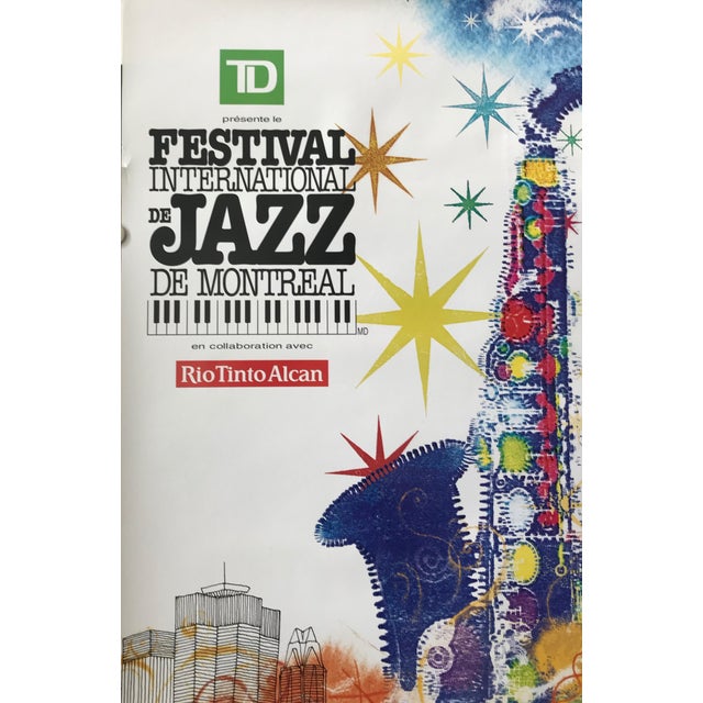 2011 Original Montreal International Jazz Festival Poster Chairish