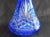 Glass 1960s Blue Cut to Clear Decanter With Stopper For Sale - Image 7 of 12