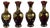 Murano Tre Fuochi 24k Gold Floral Ruby Art Glass Vase For Sale - Image 13 of 16