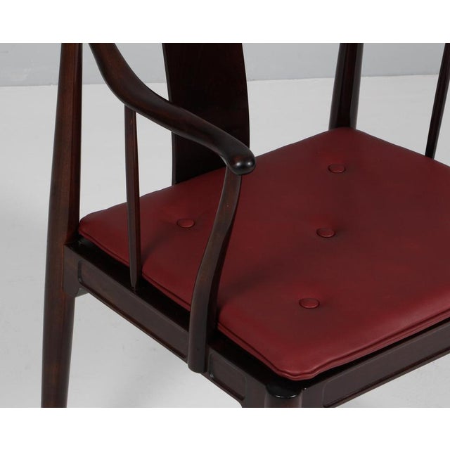 Model 4283 Chinese Chair attributed to Hans J. Wegner for Fritz Hansen For Sale - Image 6 of 9