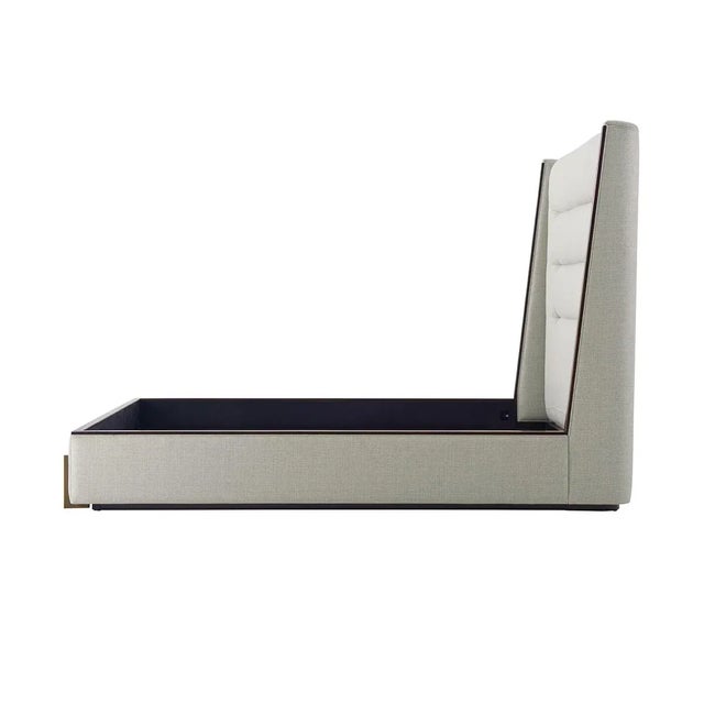 Modern Modern King Size Bed For Sale - Image 3 of 7