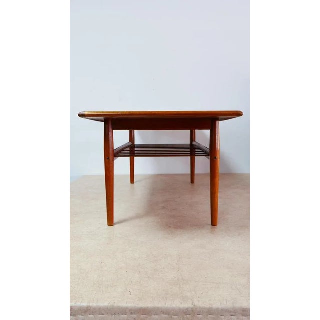 Mid-Century Teak Coffee Table attributed to Grete Jalk for Glostrup, Denmark, 1960s For Sale - Image 10 of 12