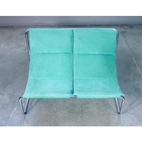 Vintage Cantilever Loveseat, 1970s For Sale - Image 4 of 18