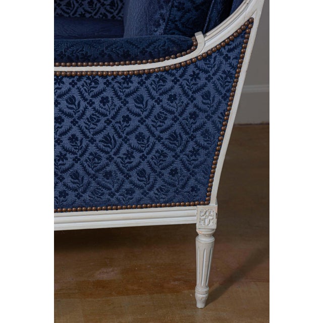 19th Century 19th Century French Louis XVI Style Sofa For Sale - Image 5 of 8