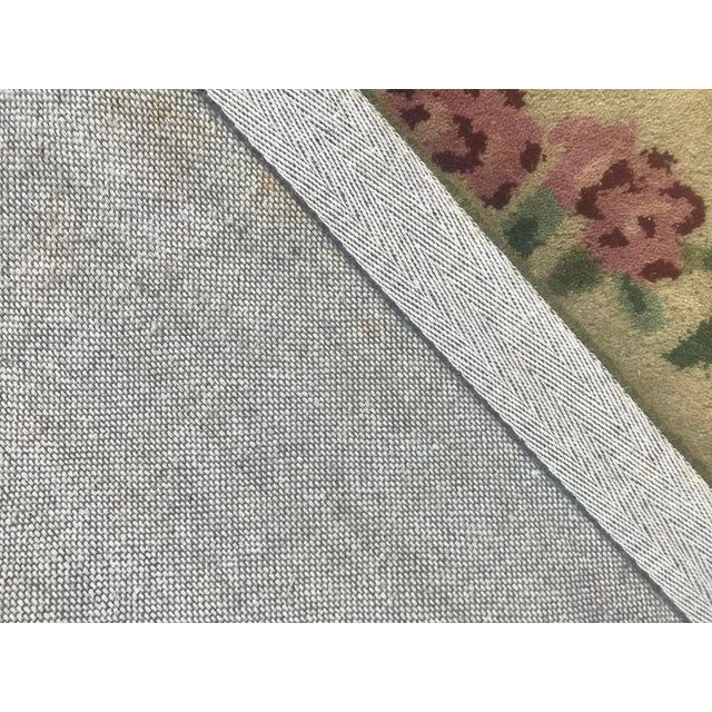 Savonnerie Hand Tufted Rug, 1990s For Sale - Image 12 of 13