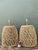 Boho Chic Vintage Woven Rattan Lamps - A Pair For Sale - Image 3 of 12